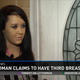 Illustration for article titled Three-Breasted Woman's 3rd Boob Looks Fake as Hell in Video Interview